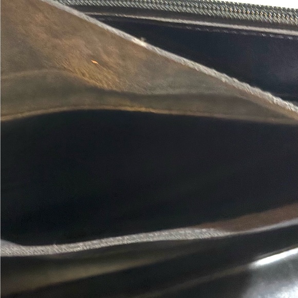 Vintage Black Leather Messenger Bag - Picture 8 of 15